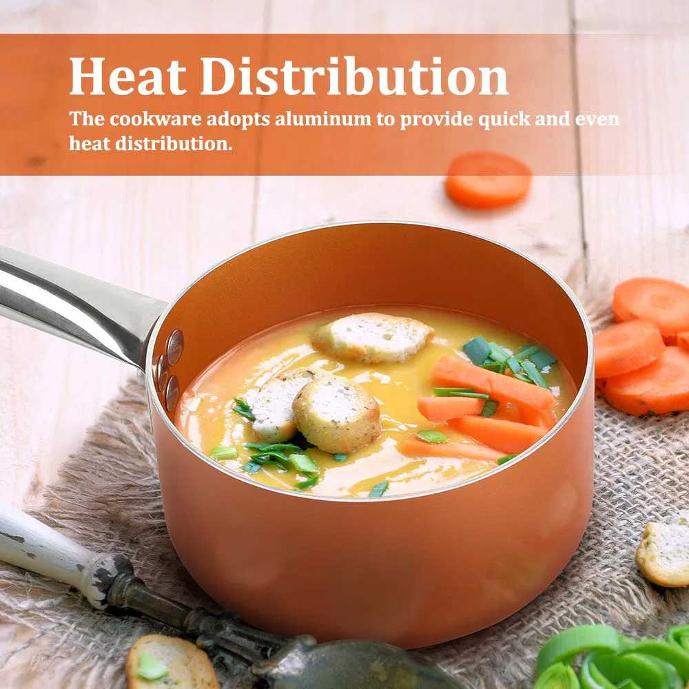 Heavy Duty Copper Cookware Nonstick Pots Copper Nonstick Copper Pot