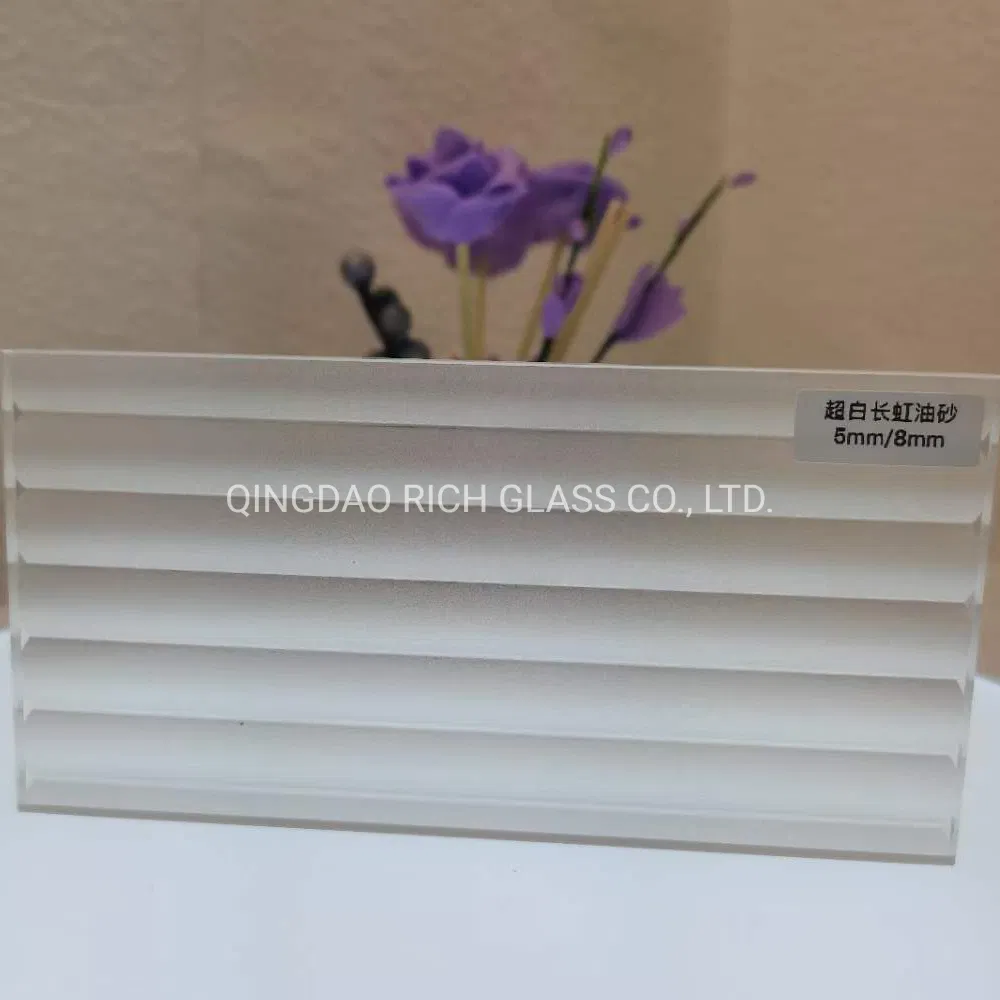 3mm-19mm Flat Low Iron Art Embossed Pattern Glass for Building