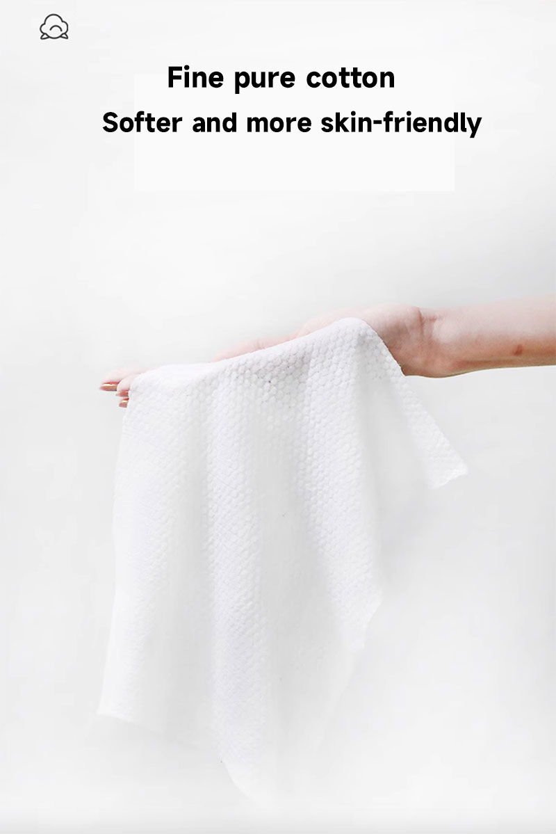 Factory Large Thicken Facial Towel Roll Cotton Soft Disposable Facial Towel Pearl Texture Non-Woven Cotton Tissue Paper