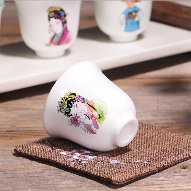 Beijing Opera Ceramics Tea Cup for China Kongfu Tea