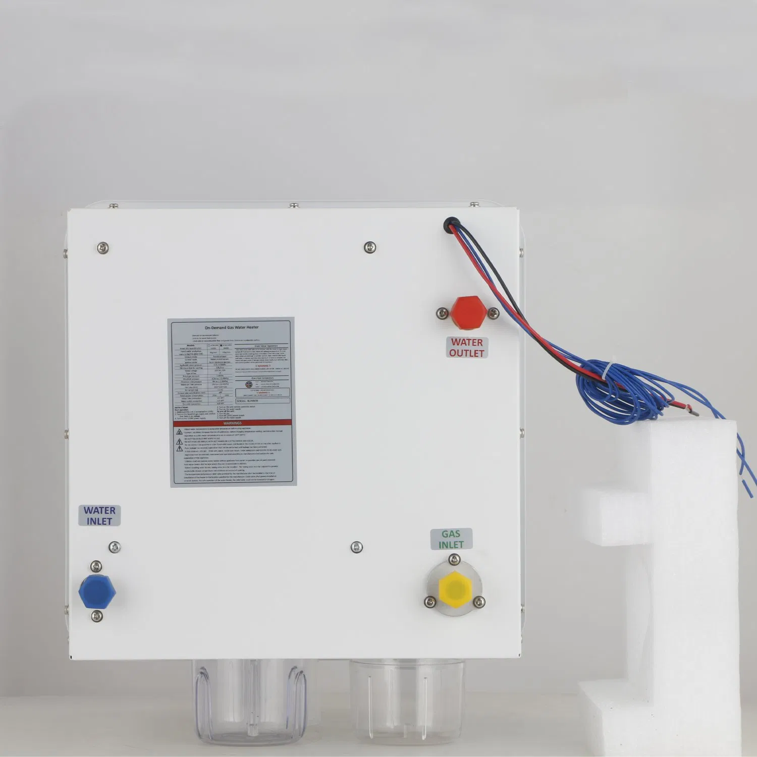 Winnebago Travel Trailer Motorhome 8L 10L 2.2gpm 55, 000BTU Tankless Instant Hot Water Heater 12V RV Gas Water Heater Caravan