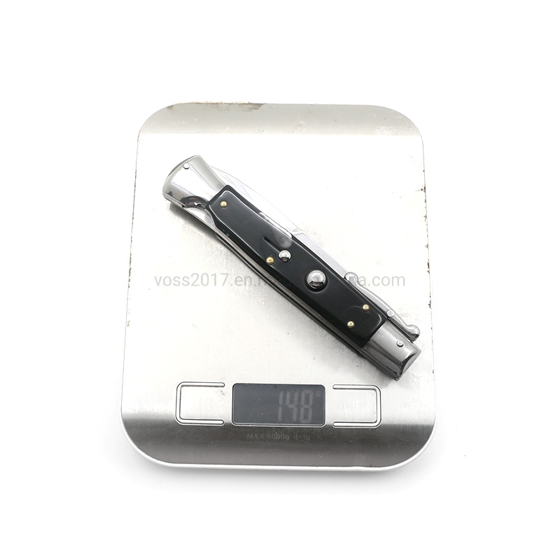 9.85" Italian Guard Bone Handle Kriss Blade Stiletto Switch Pocket Knife