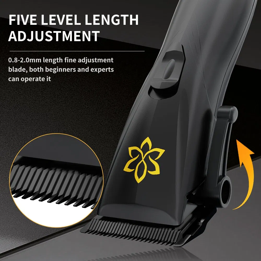 Lilipro L13 Cordless High-Torque Motor 7000 Rpm up to 300minute Run Time for Professional Barbers and Stylists Hair Clipper