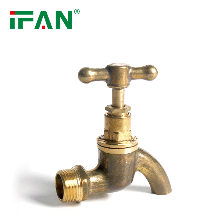 Латунный садовый кран Ifan Full Size Brass Bibcock