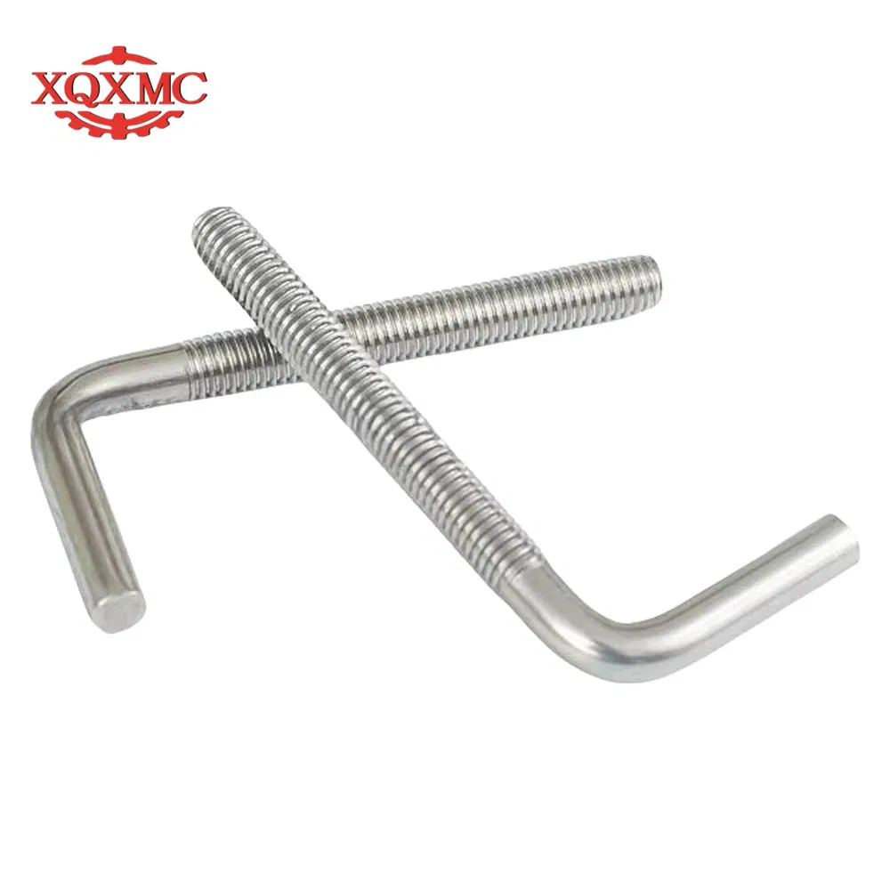 High Quality Zinc Plated Steel Hook Screws Plain 7/J/U/L Shape Anchor Bolts