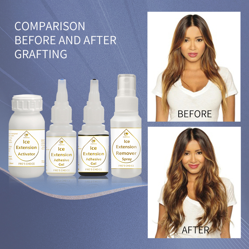 Ice Extension Glue Kit Hair Extension Glue Set