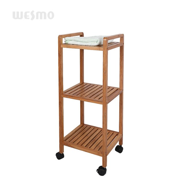 Carbonized Bamboo Products Bathroom Shelf