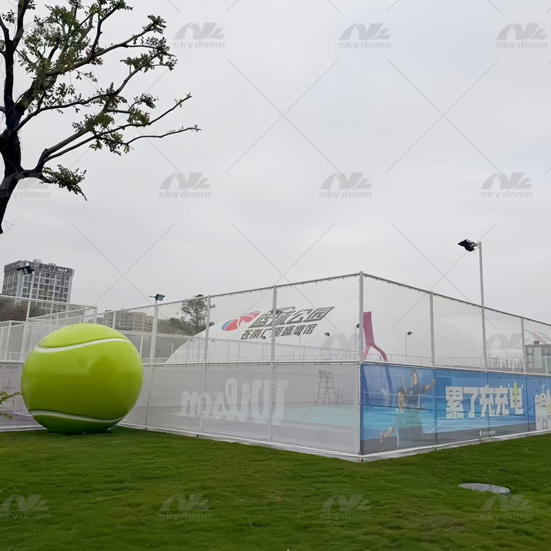 High Strength PVDF Air-Supported Structure for Sports Park
