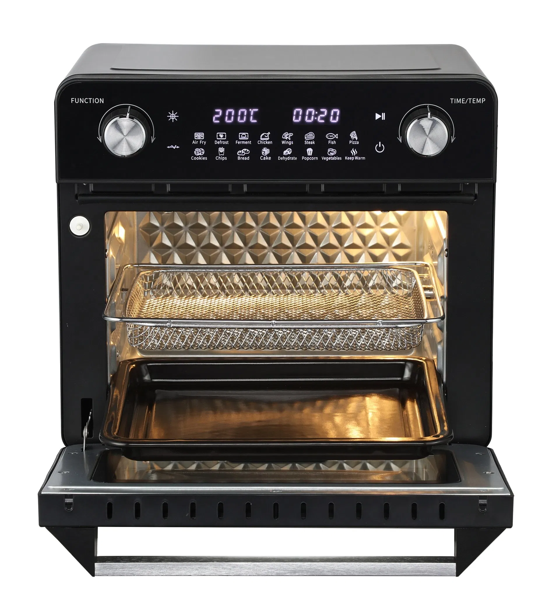 Oil-Free Fryer Digital Electric Air Fryer Oven Cooker Bakery Pizza Bread Air Fryer