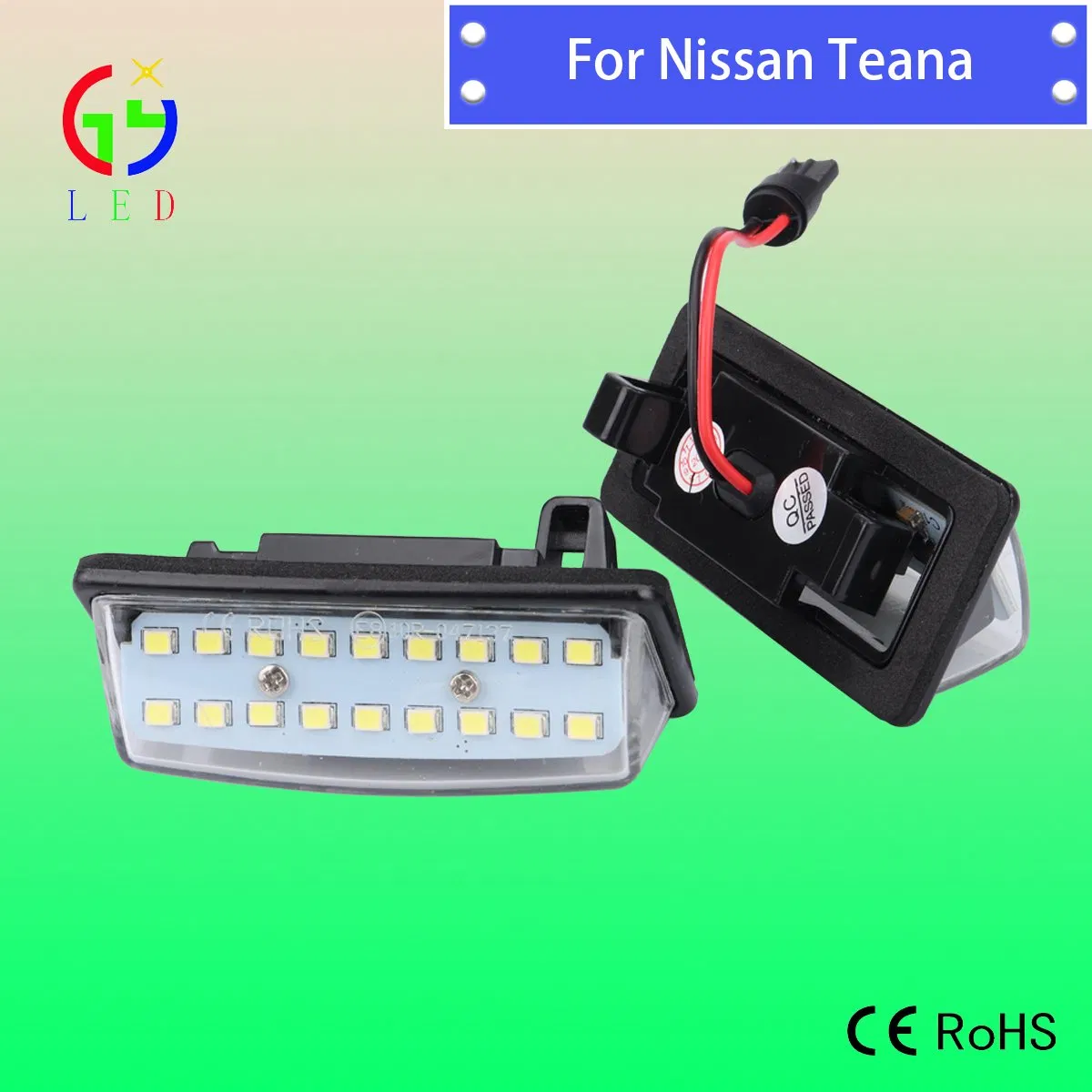 Светодиодные лампы номерного знака Canbus для VW Touareg