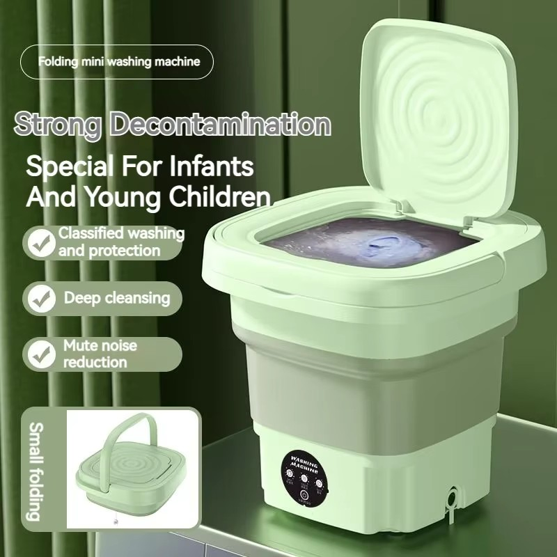 Mini Washing Machine Portable Foldable Special Underwear Socks Small Automatic Washing Machine