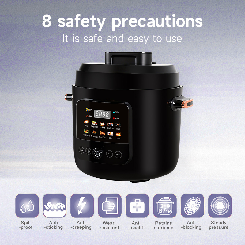 Best Deluxe Durable Aluminium Alloy Electric Pressure Cooker Wholesale for Household and Commercial