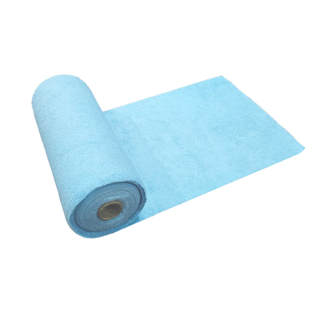 Quick-Dry Microfiber Towel Roll for Kitchen and Dish Cleaning
