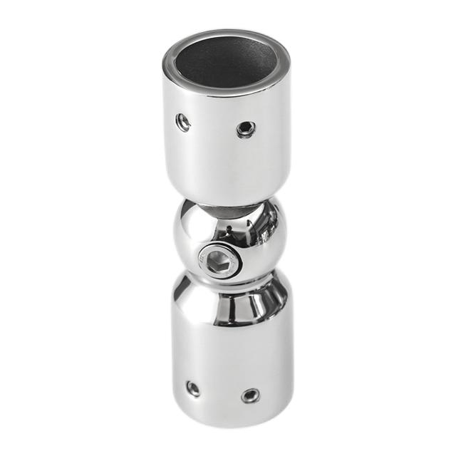 OEM Bathroom Stainless Steel Glass Hardware Shower Accessory Tube to Tube Joint Fitting Rod Connector Glass Clamp