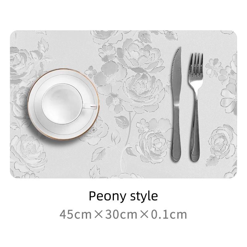 Easy Clean Tablecloth Clear Film Multi-Use Kitchen Office Desk Table Placemats Flexible Transparent Place Mats