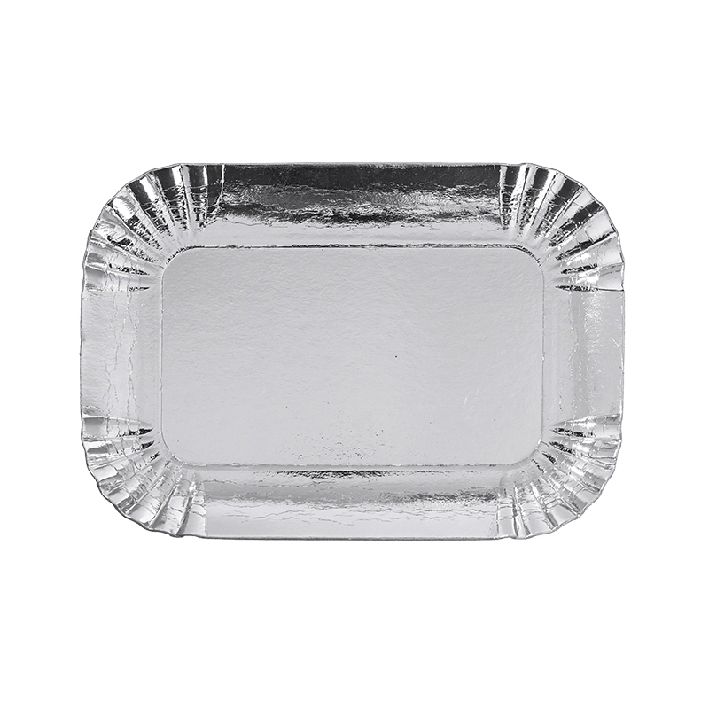 White Card Paper Dish Heavy-Duty Thickened Industrial Cardboard Paper Plates for Catering Parties