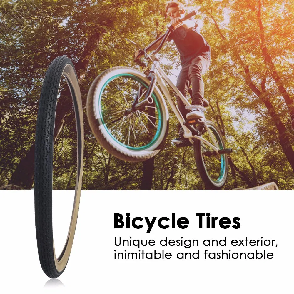 Белая велосипедная покрышка 26x1 1/2