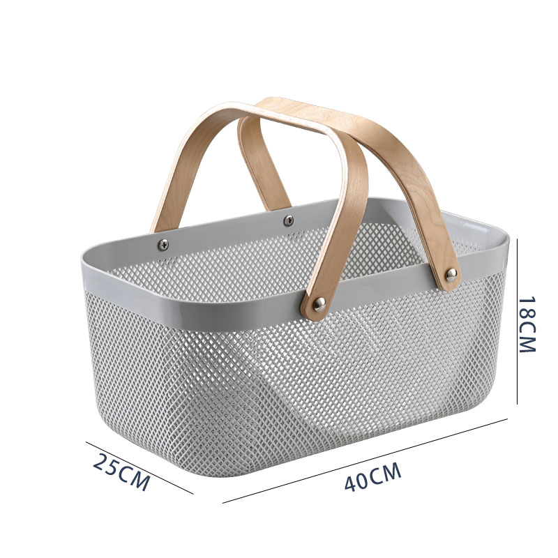 Hot Sale Big Size Fruit and Vegetable Plastic Storage Basket