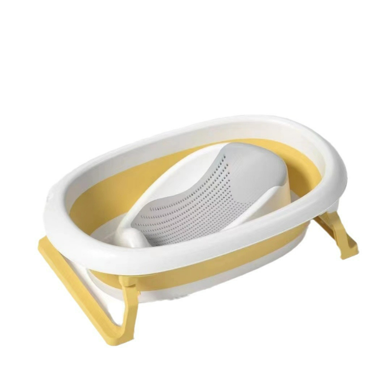 Multi-Function Home Baby Folding Measured Temperature Lock Children Bathtub