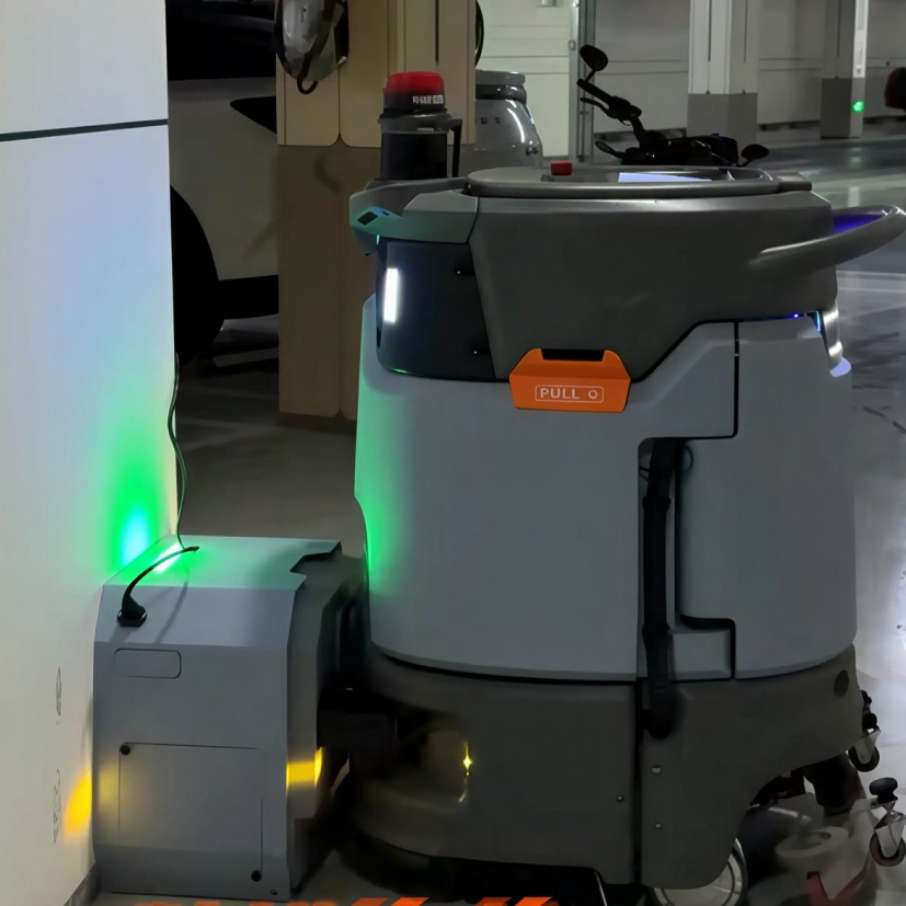 Intelligent Cleaning Robot Industrial Driverless Washing Sweeping Suction Commercial Smart Floor Cleaning Robot