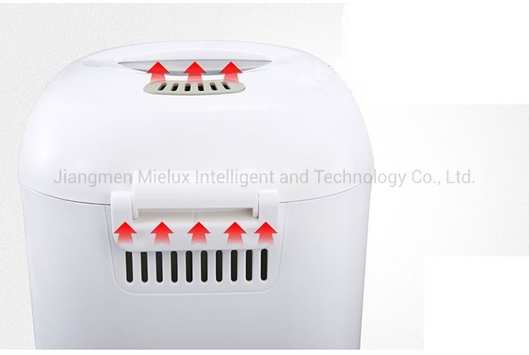 PP Housing Household Bread Maker with PP Panel & Viewing Window on The Lid