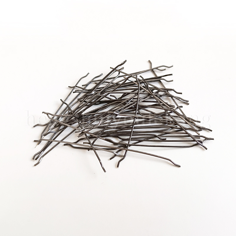 Cold-Drawn Steel Wire Wave-Shaped Row Steel Fiber Glued Steel Fiber