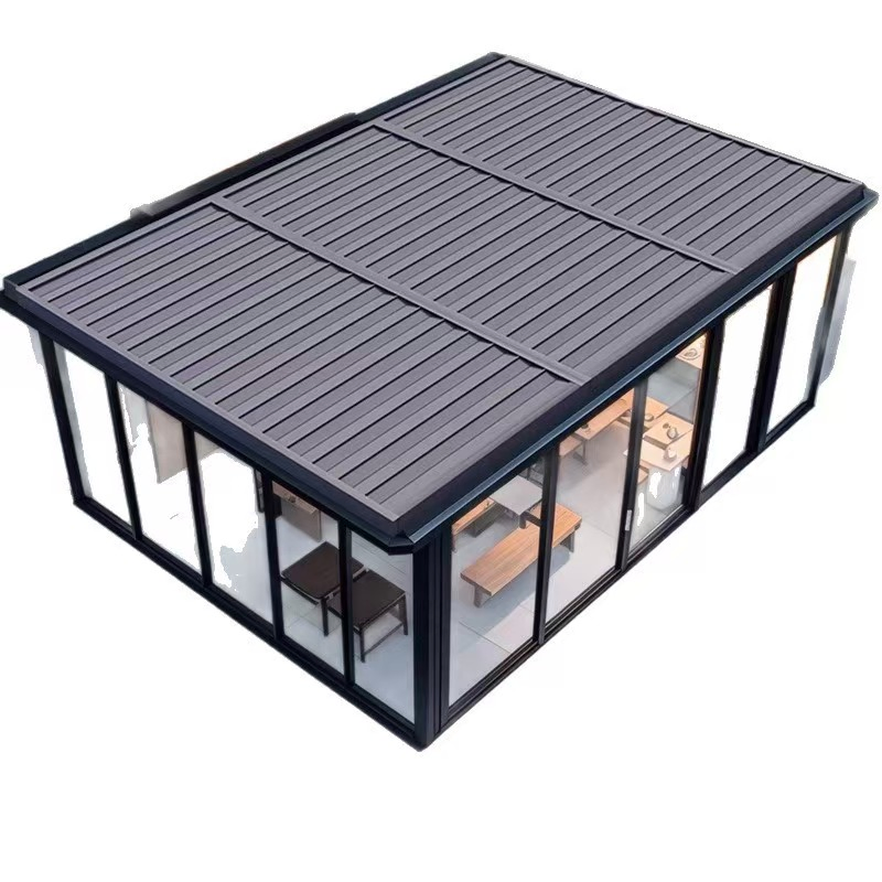 Low-Price Electric Remote-Controlled Sunshade Roller Blind, Safe and Heat-Insulating, High-Quality Aluminum Alloy Canopy
