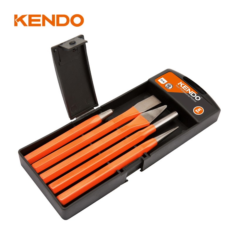 Набор пробойников и долот Kendo 5PC, антикоррозийное покрытие