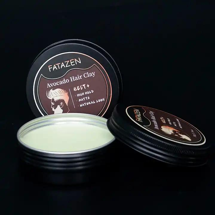 Natural Long Lasting Avocado Bee Wax Matte Shine Men Hair Styling Cream
