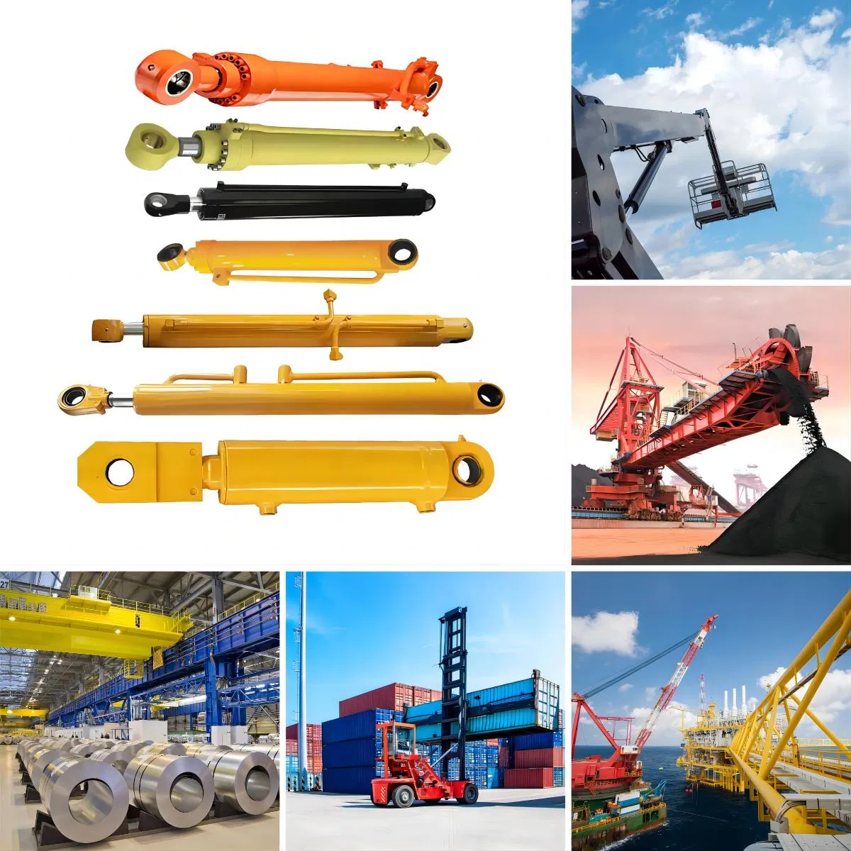 Гидроцилиндр двойного действия для экскаватора EC360B