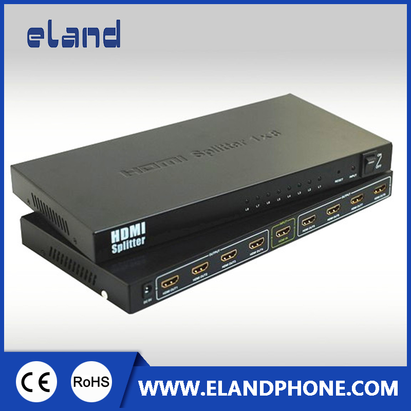 Разветвитель HDMI 1x8 с поддержкой всех аудиоформатов