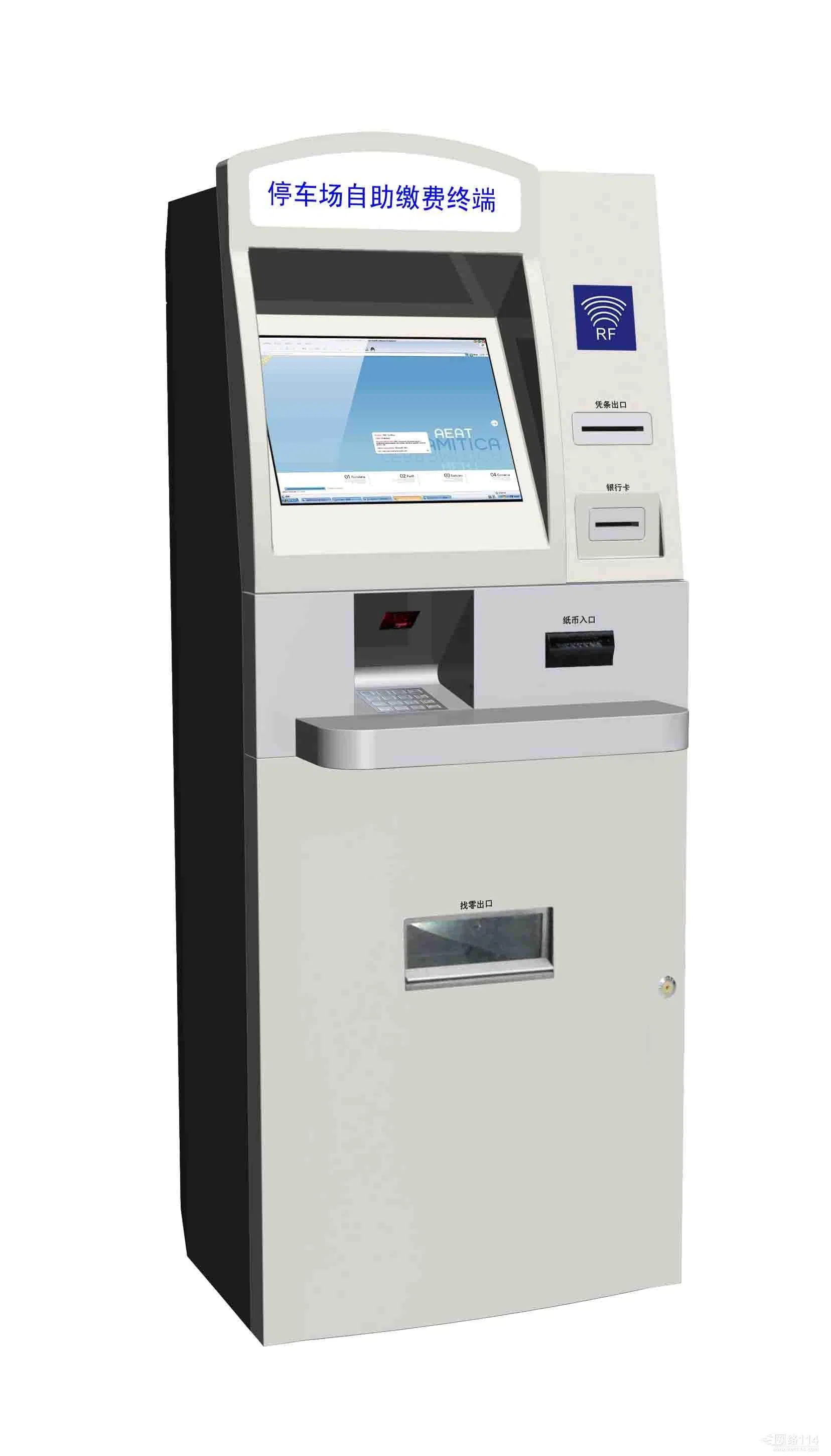 Bank Self-Service Touch Screen ATM Kiosk Machine