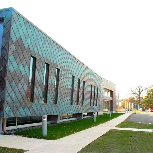 Patina Copper Brass Outdoor Cladding Matetials Aluminum Composite Panel