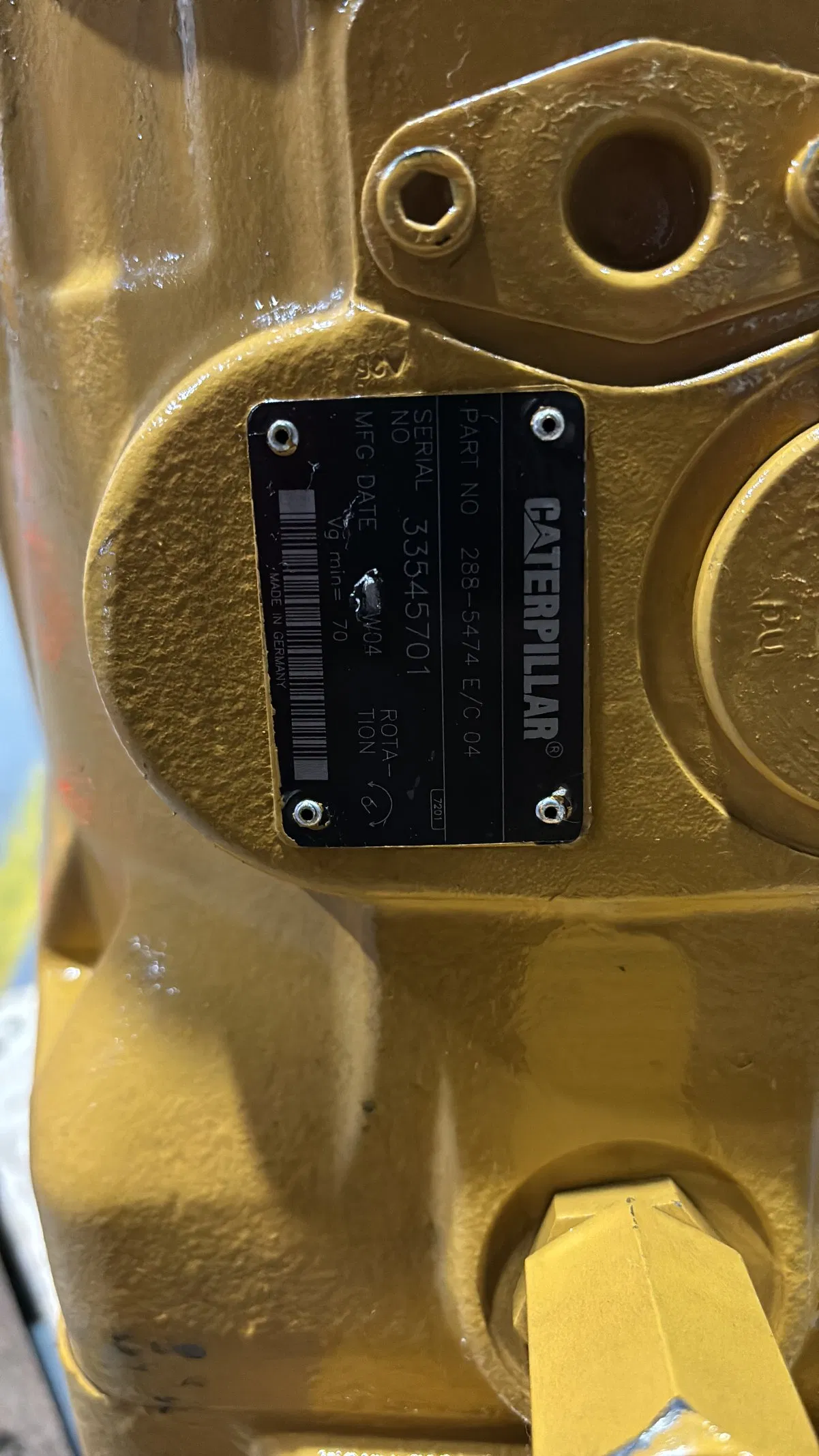 Гидравлический мотор 288-5474 для погрузчика Caterpillar 973D
