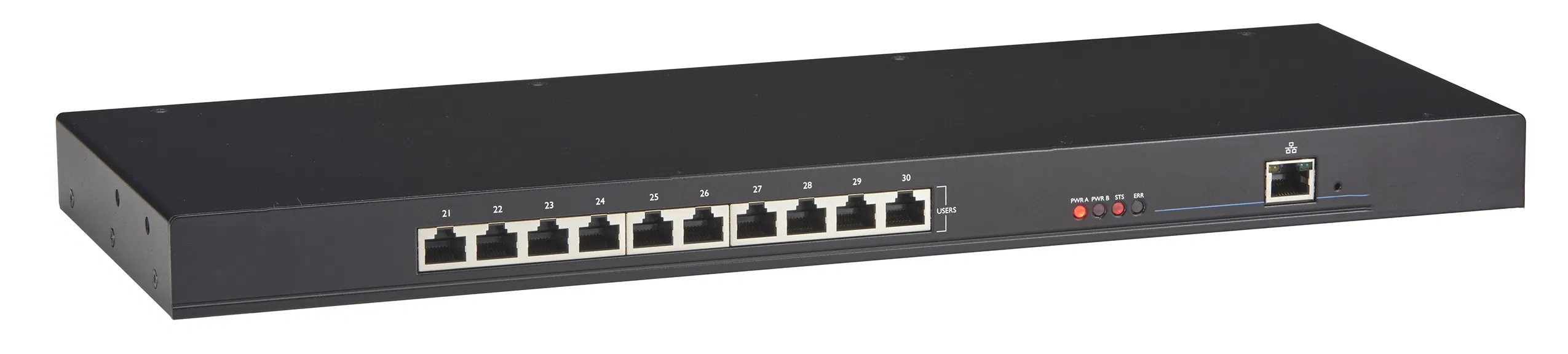 Матричный KVM-коммутатор Cat5 3x32 (1U, локальный, удаленный, IP)