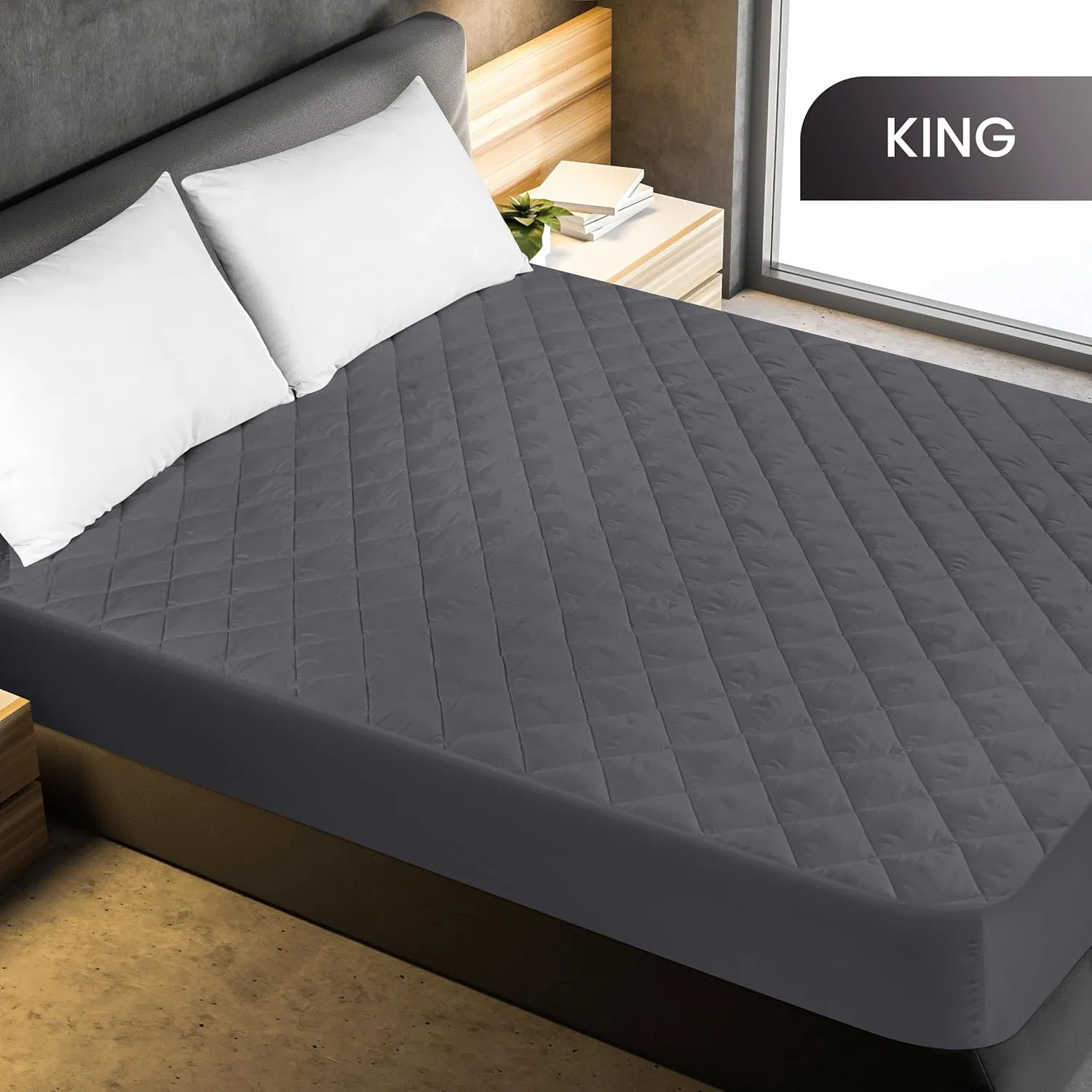 Mattress Pad Mattress Cover Quilted Fitted Mattress Protector Deep Pocket Cooling Topper