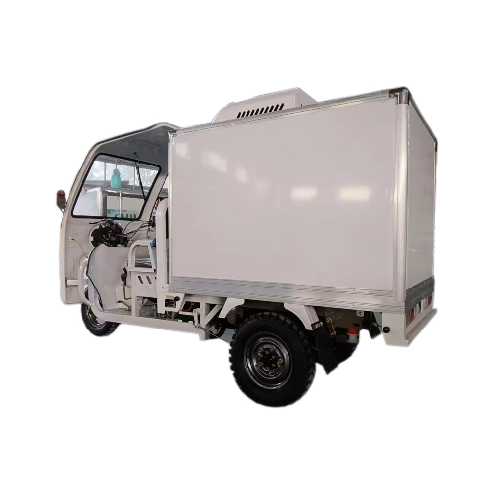 Мотоцикл трехколесный рефрижератор морозильник с холодильной установкой