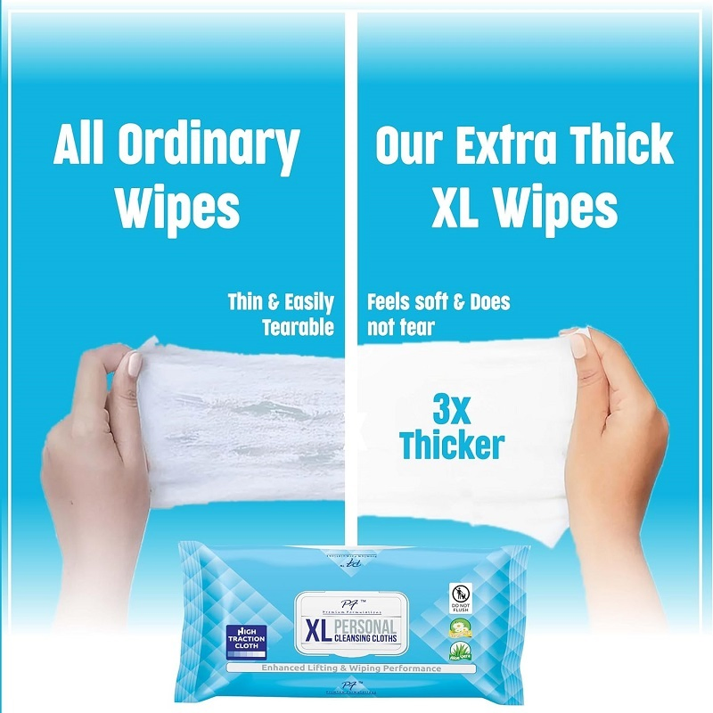 Multifunctional pH Balanced Unscented Adult Wet Wipes