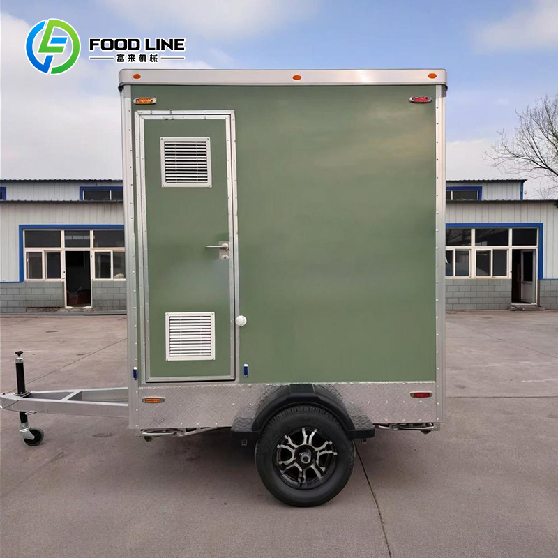 Flushable Luxury Mobile Portable Outdoor Toilet with Bathrooms
