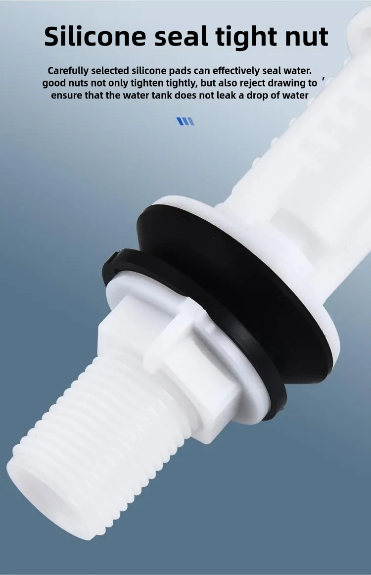 Toilet Closet Inlet Valve Flush Water Flow Control Flush Valve
