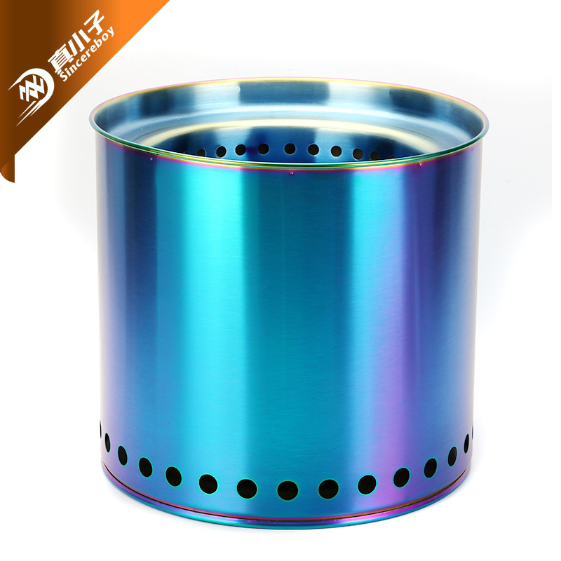 Походная печь на дровах из нержавеющей стали