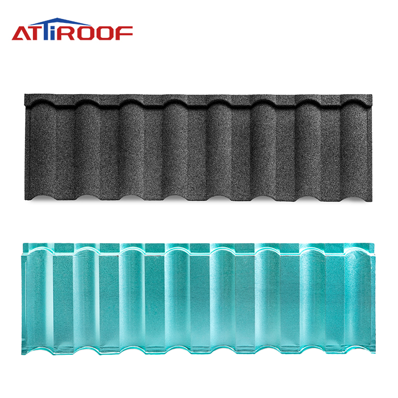 Wholesale Factory Direct Construction Material Milano Stone-Coated Metal Roof Tile