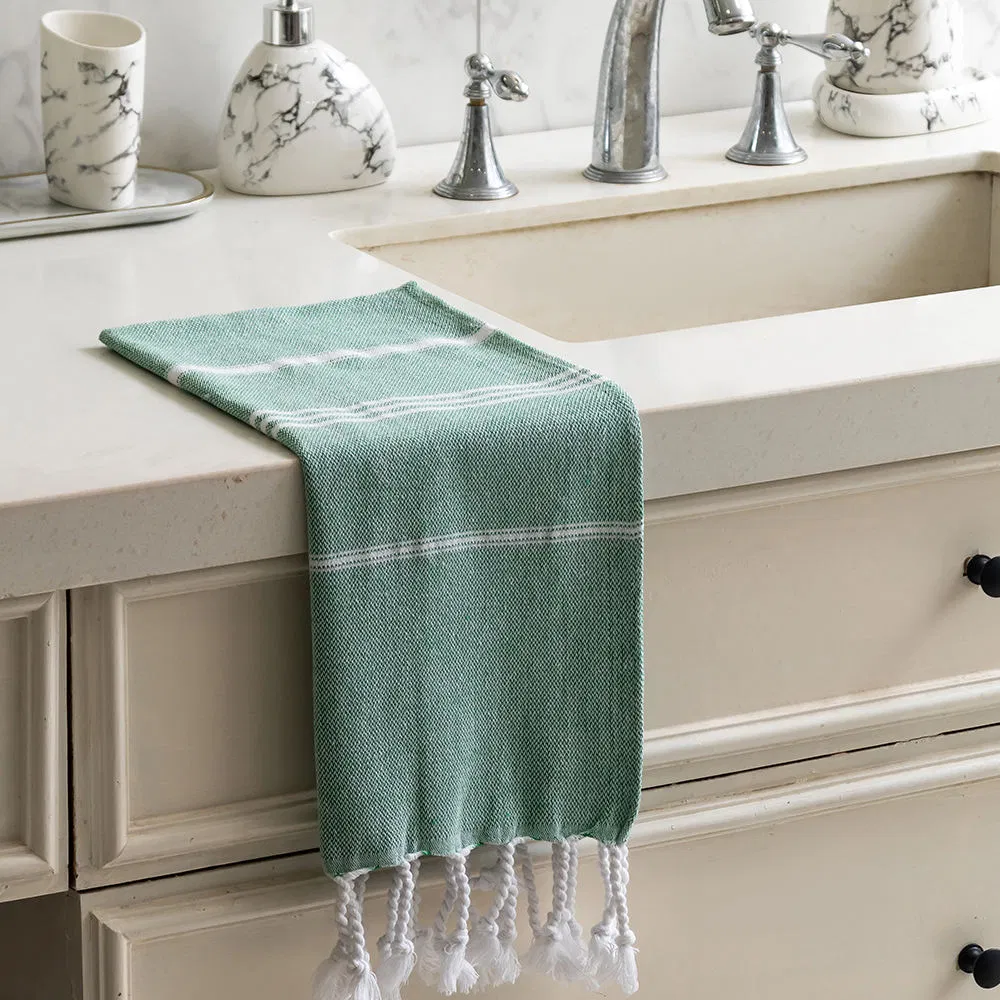 Customizable Quick-Dry Honeycomb Cotton Kitchen Towels for Easy Cleaning