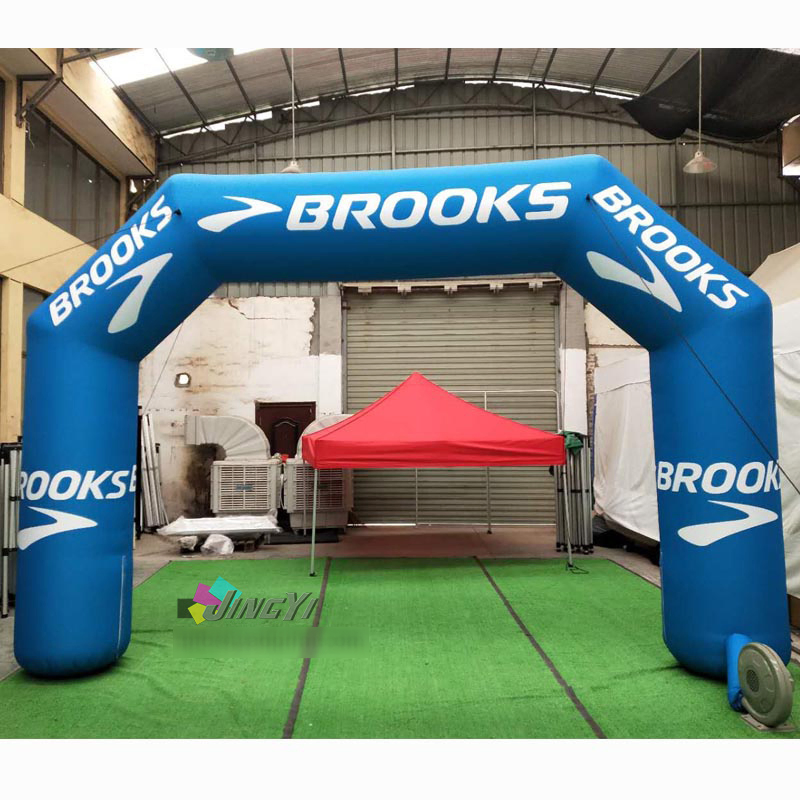 Rainbow Waterproof Durable  Race Display  Gate Arch for Outdoor Events Inflatable Advertising Solution for Sporting Activities
