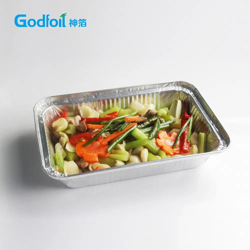 Take Away Food Container Disposable Aluminum Foil Grilling Baking Food Container