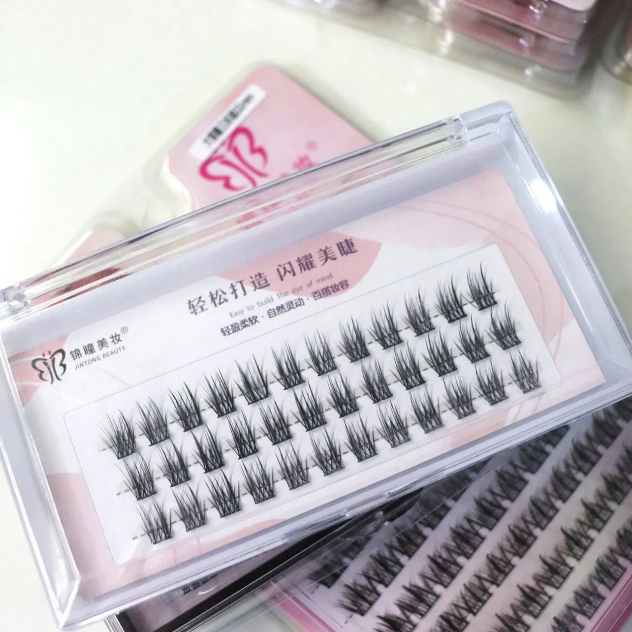 Pre Cut Eyelashes Easy to Apply Lash Extensions Private Label Long Lasting DIY Eyelash Cluster