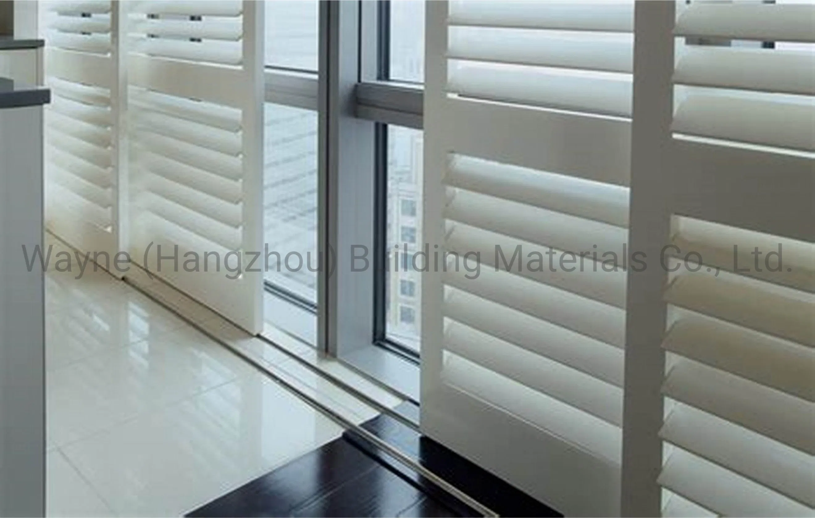 PVC Shutter Bi Folding Door with Anti-UV White Color Profiles for Glass House Window Door and Partition From 20 Years Good Quality Factory China