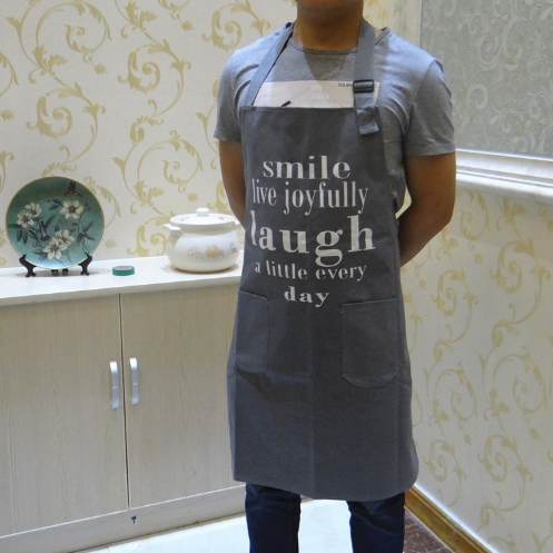 Cotton Canvas Kitchen Apron for Bar Taff