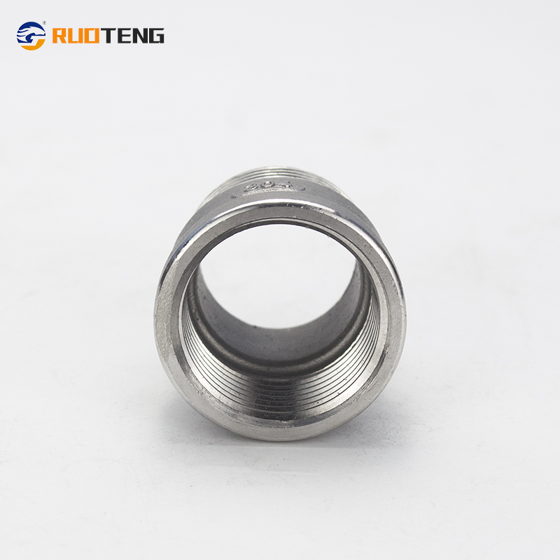[Ruoteng] Factory Direct Sale High Quality Plumbing Material Pipe Fittings 304 Stainless Steel Male and Female Socket