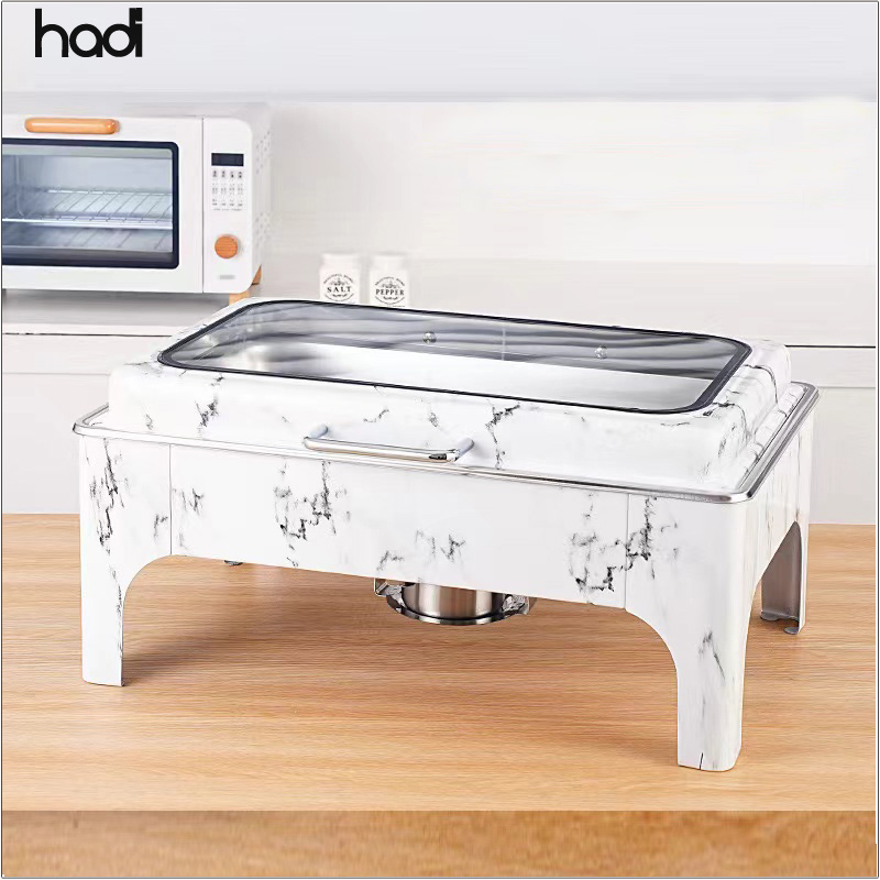 Best Price Food Heater Chafing Dish Buffet Chafer Food Warmer White Chafing Dish Wire Rack Buffet Chafing Dish by Fuel